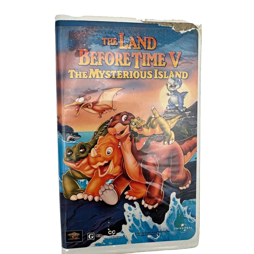 Universal The Land Before Time V: Mysterious Island VHS 1997 G